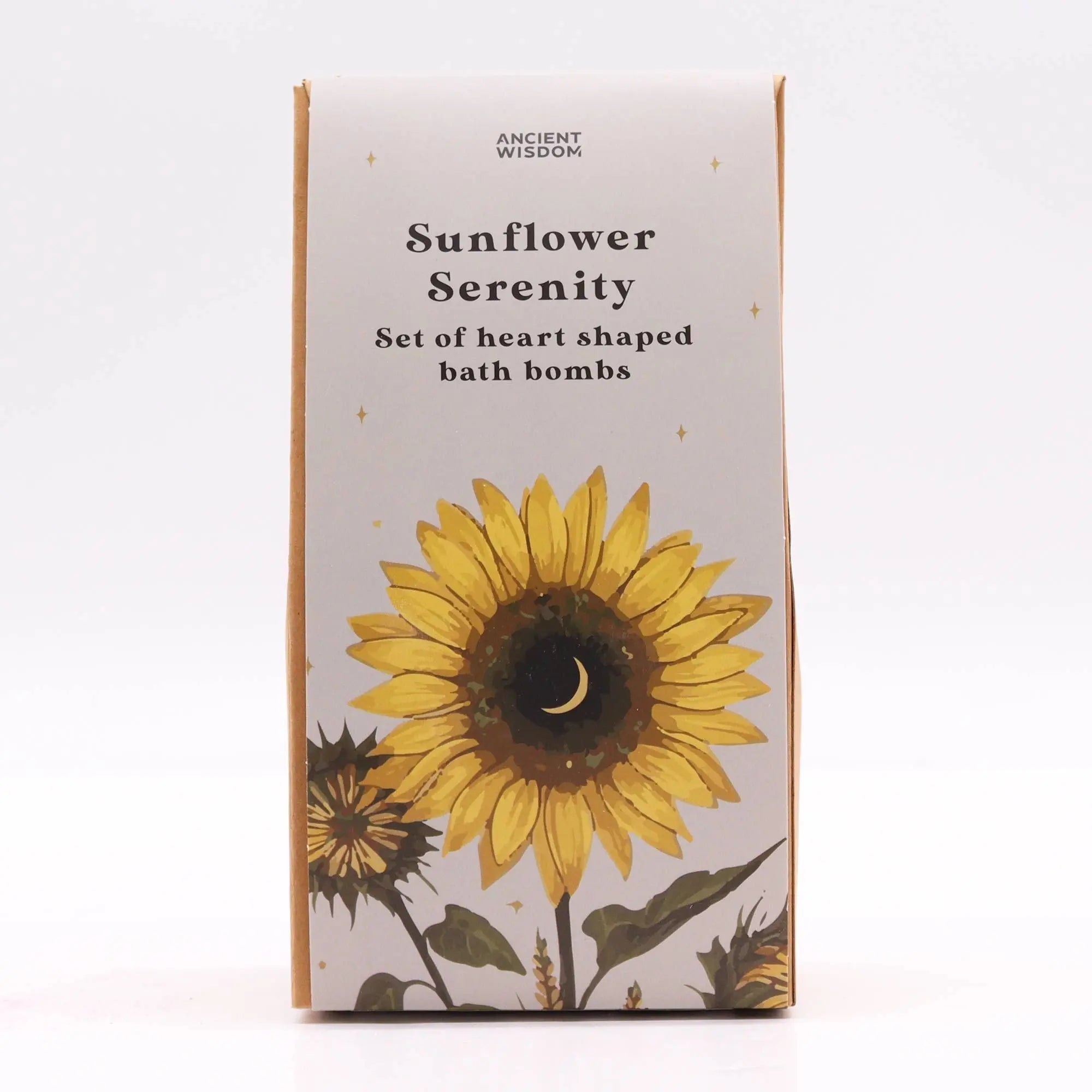 Pamperandpost Sunflower Serenity Bath Heart Gift Set
