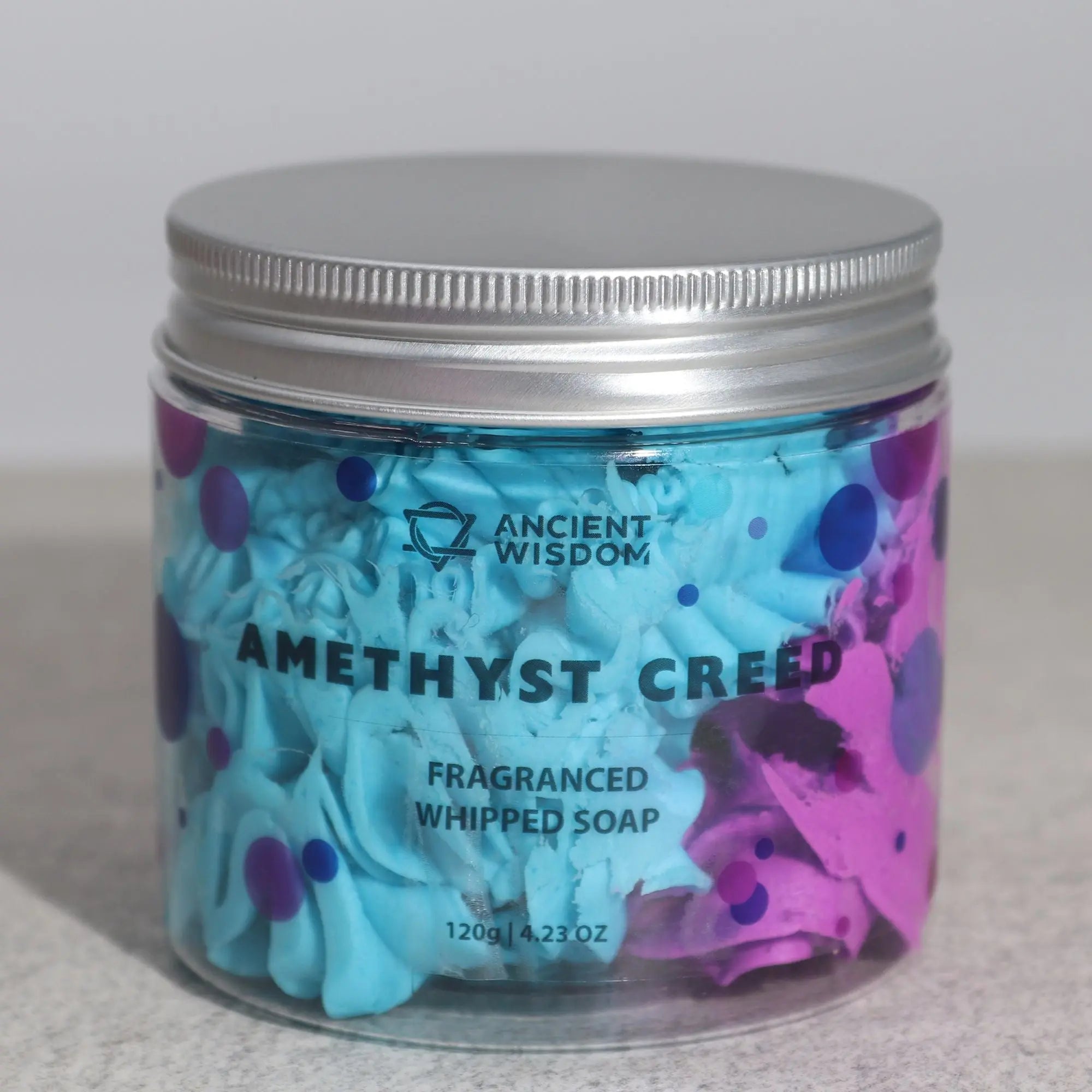  Pamperandpost Amethyst Creed Whipped Cream Soap 120g Whipped Soap
