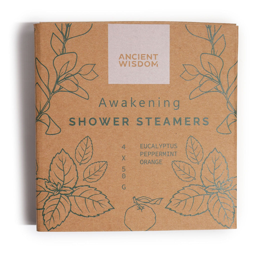  Pamperandpost Zen Shower Steamers - Therapy Wellness Gift Set - Awakening Zen Shower Steamers Wellness Gift Set
