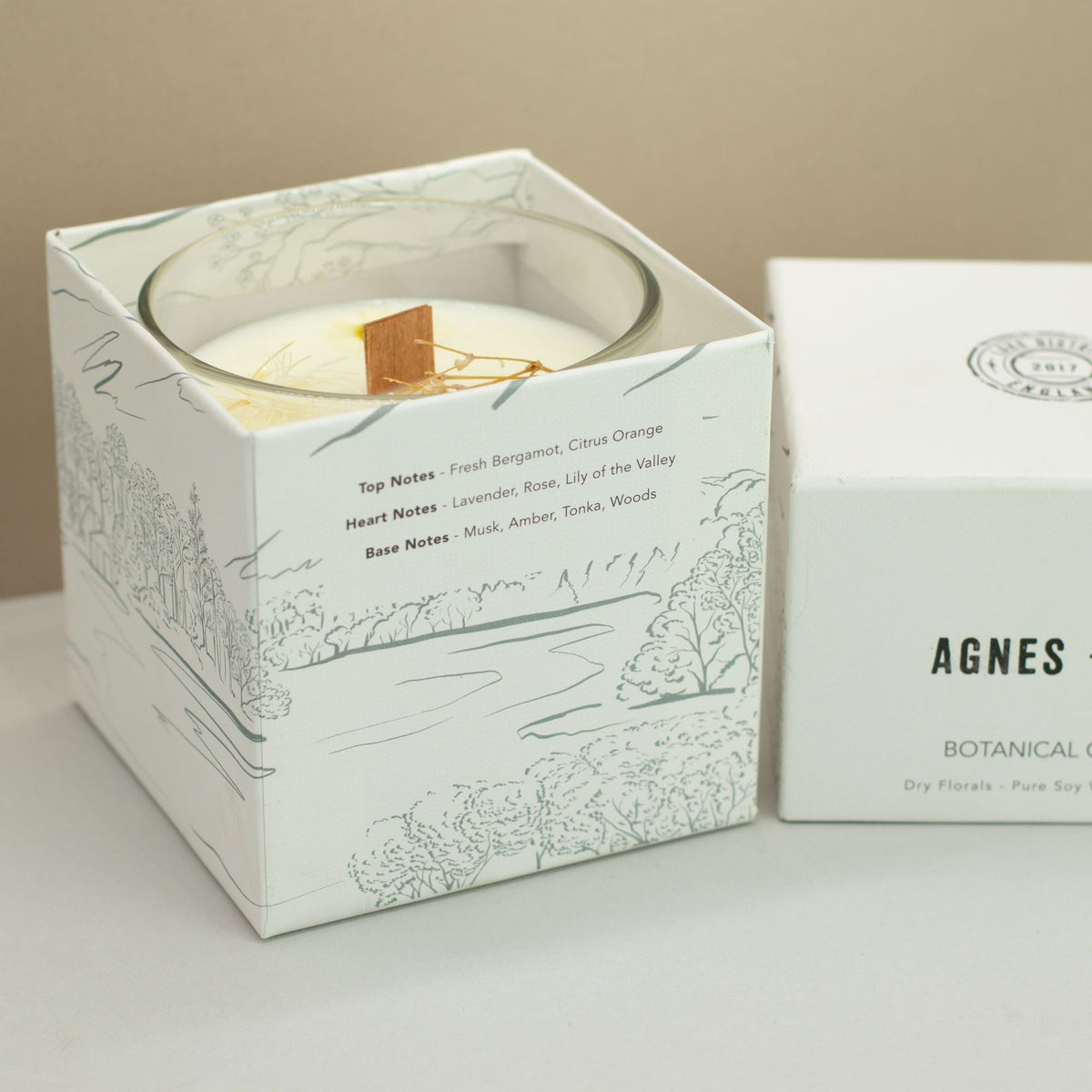  Pamperandpost Agnes + Cat Botanical Soy Wax Candle - Windermere Agnes + Cat Botanical Soy Wax Candles