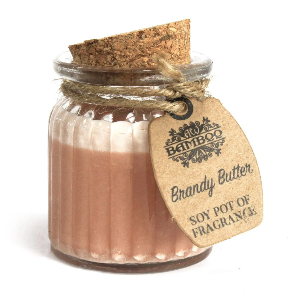  Pamperandpost Brandy Butter Soy Pot of Fragrance Candles Soy Pot of Fragrance Candle