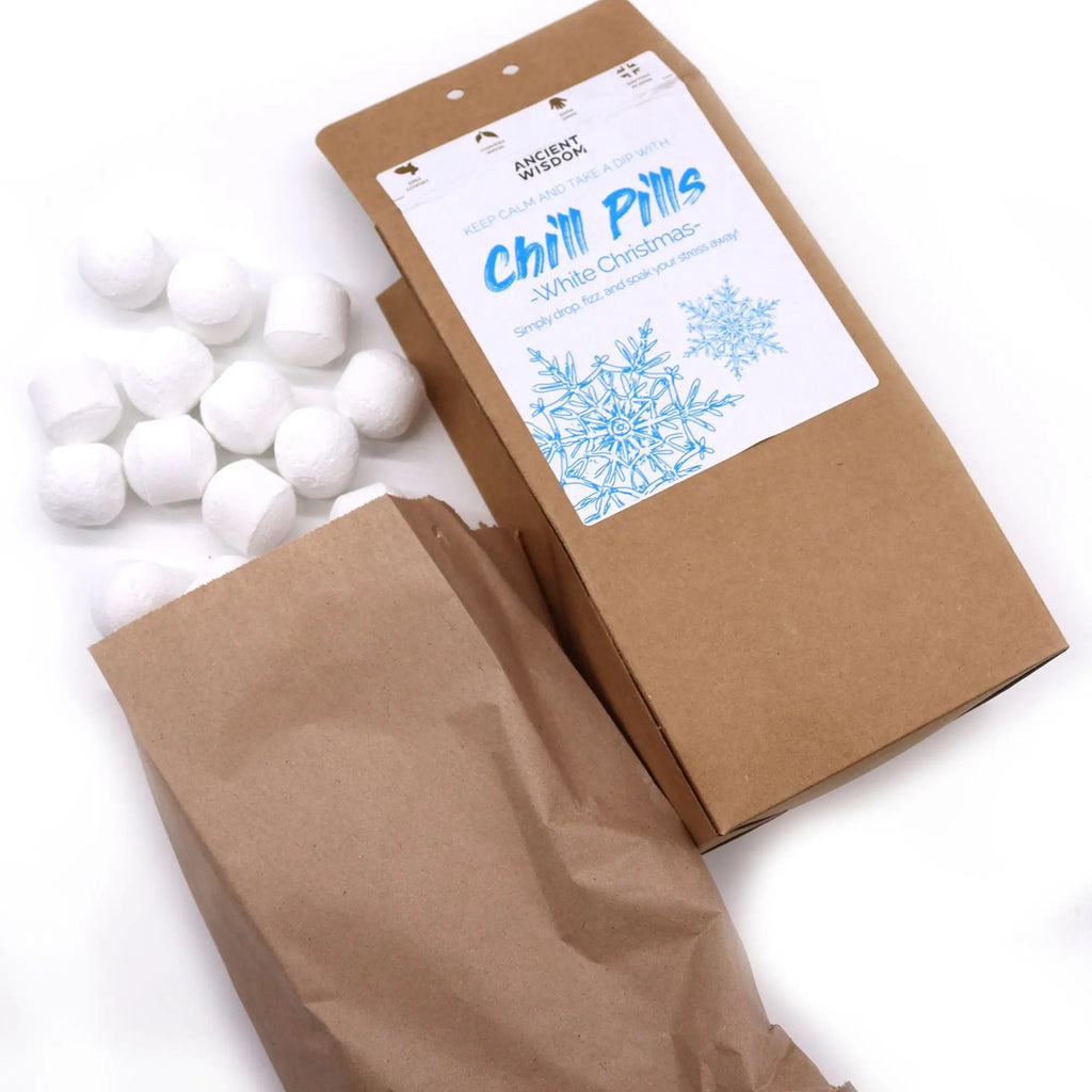  Pamperandpost Chill Pills Gift Pack 350g - White Christmas Chill Pill Gift Packs