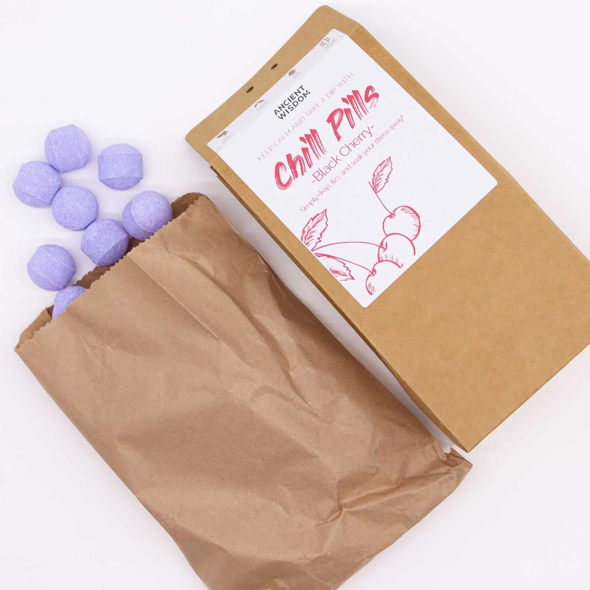 Pamperandpost Chill Pills Gift Pack 350g - Black Cherry