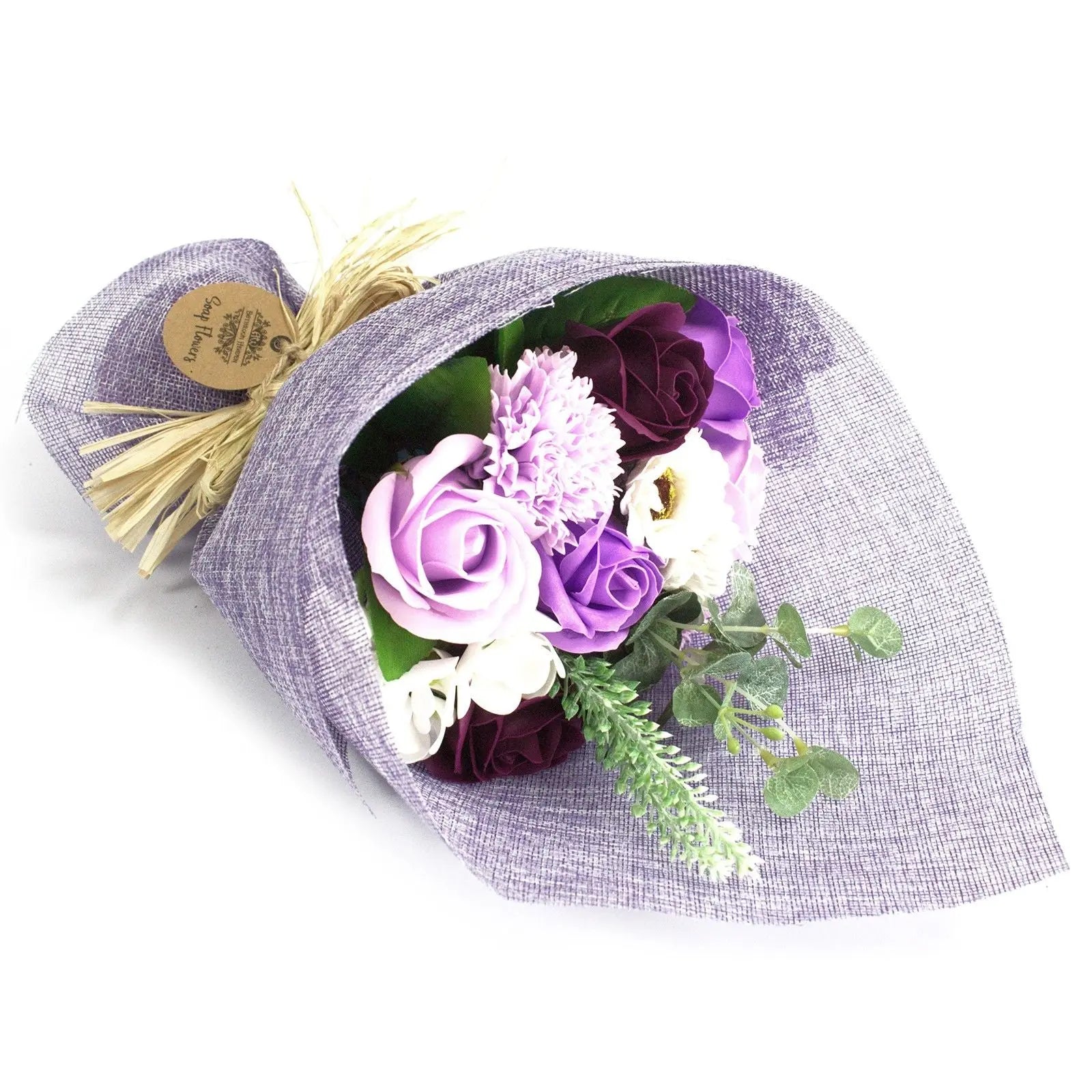 Standing Soap Flower Bouquet - Purple AW Dropship UK