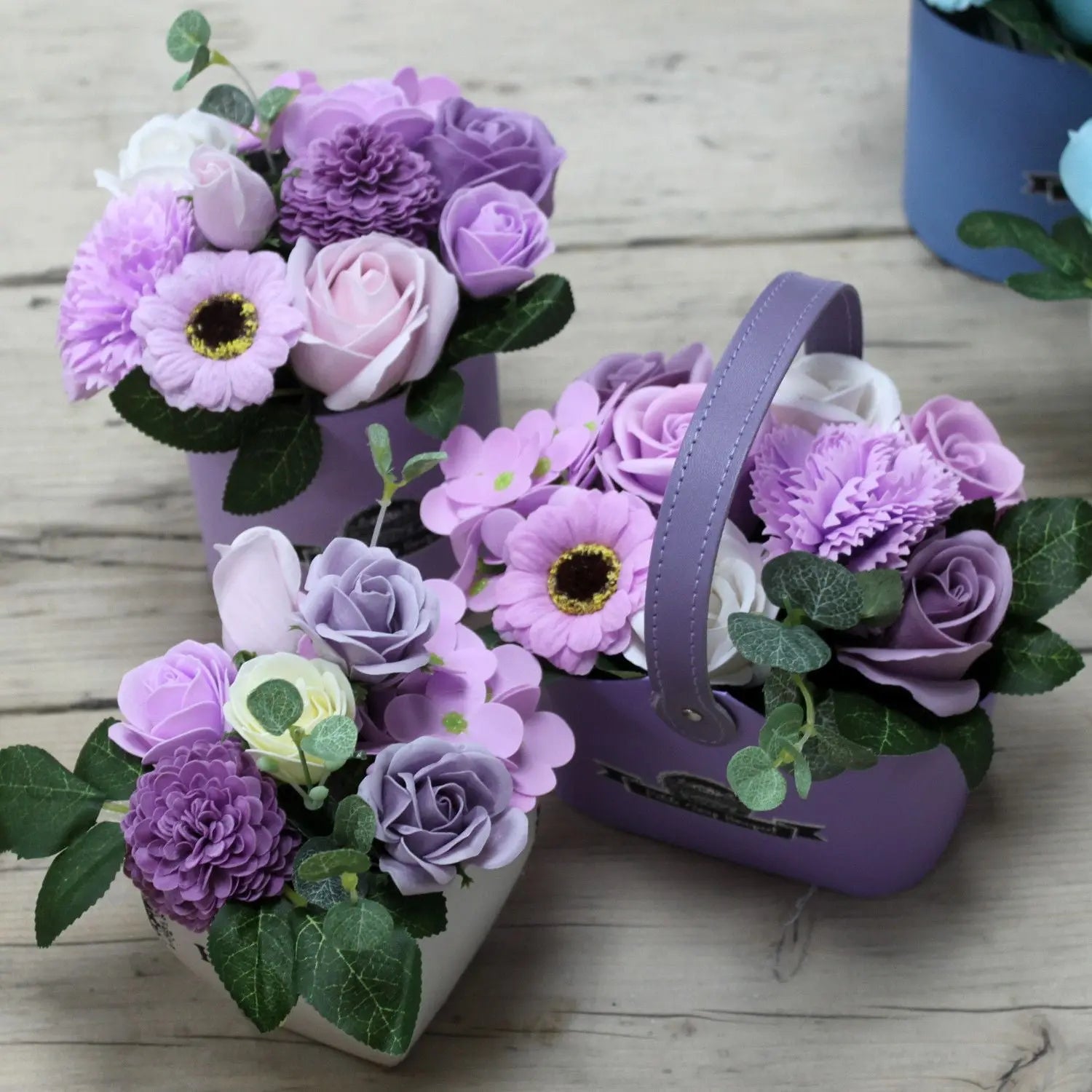 Bouquet Petite Basket - Soft Lavender AW Dropship UK