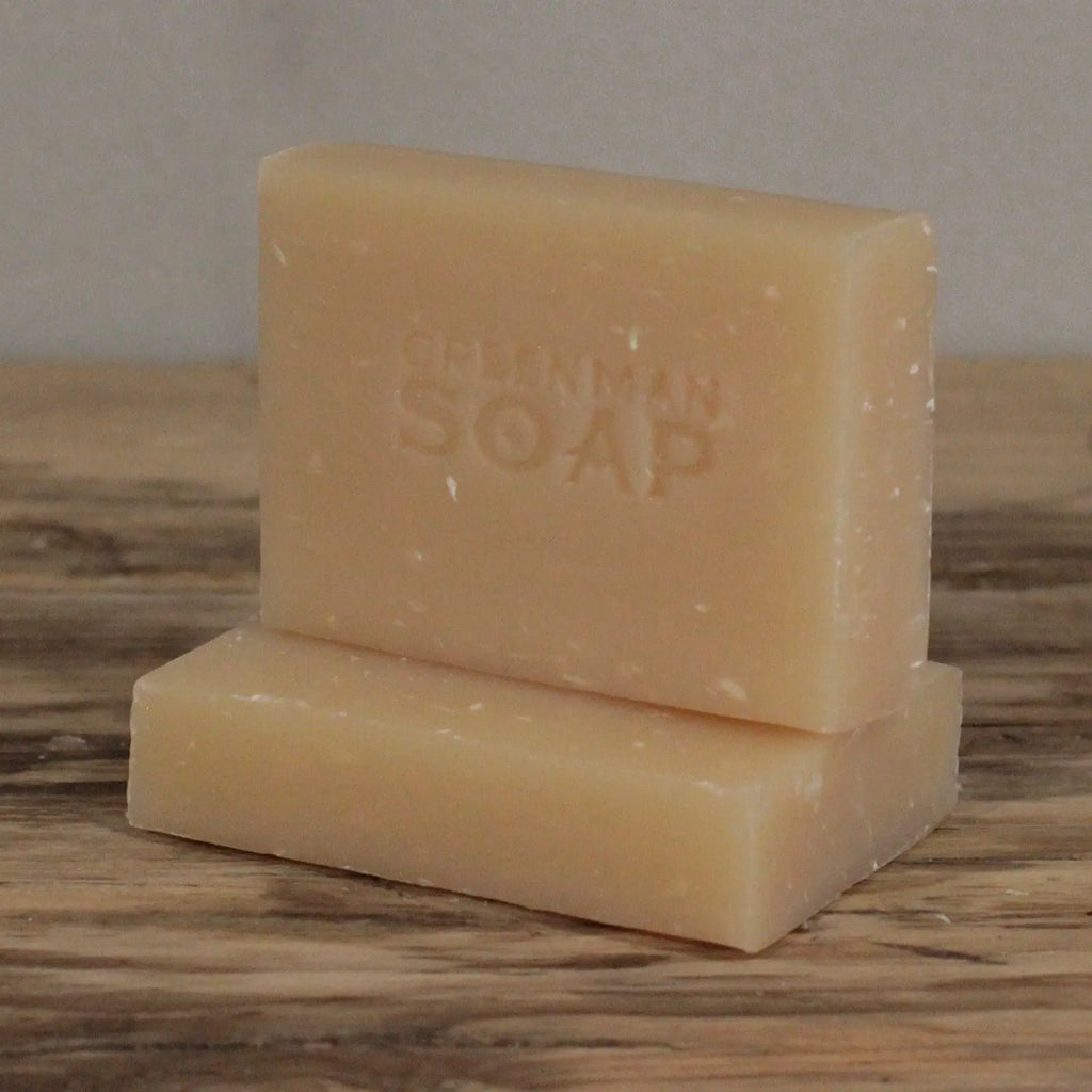  Pamperandpost Greenman Soap Slice 100g - Coconut Cool & Calm Greenman Soaps