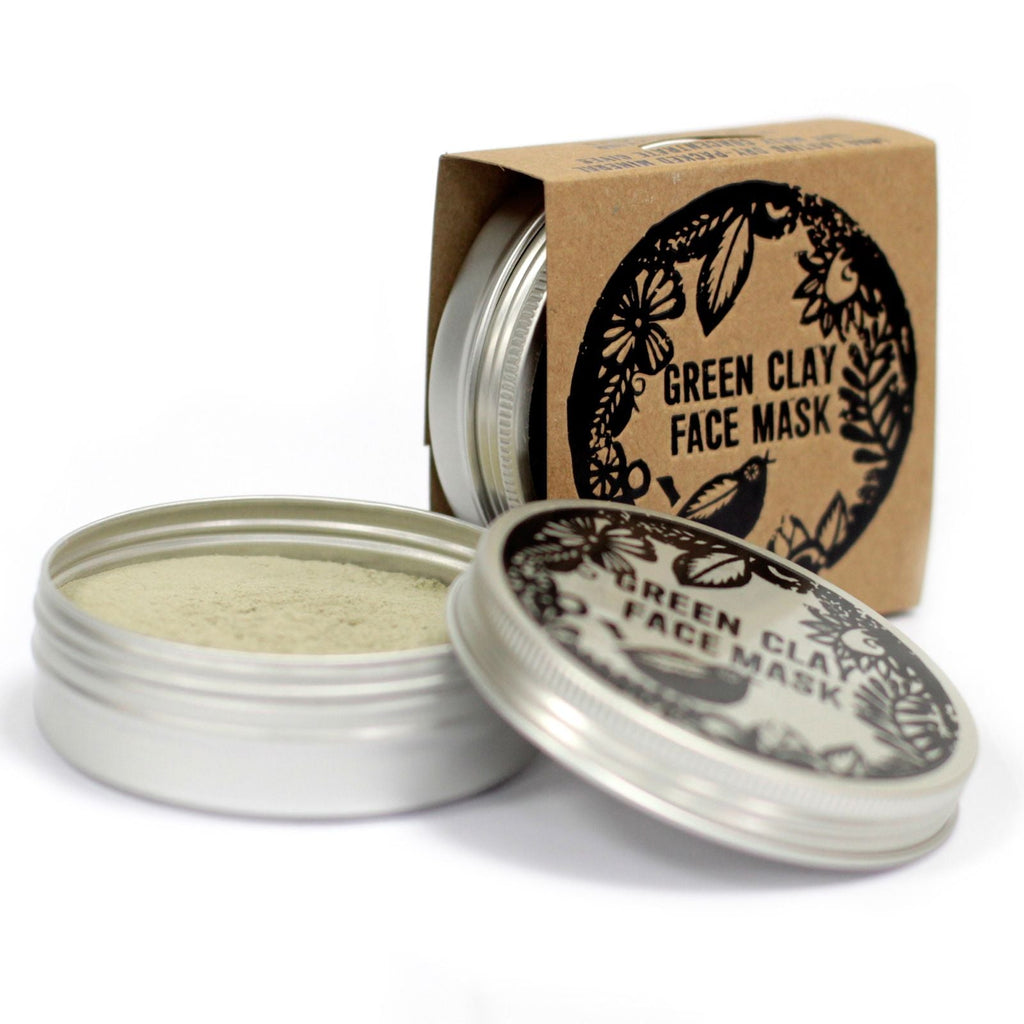  Pamperandpost Agnes + Cat Green Clay Face Mask Agnes + Cat Clay Face Masks
