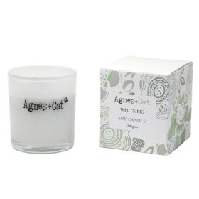  Pamperandpost Agnes + Cat Votive Candle - White Fig Agnes + Cat Soy Wax Votive Candles 200g