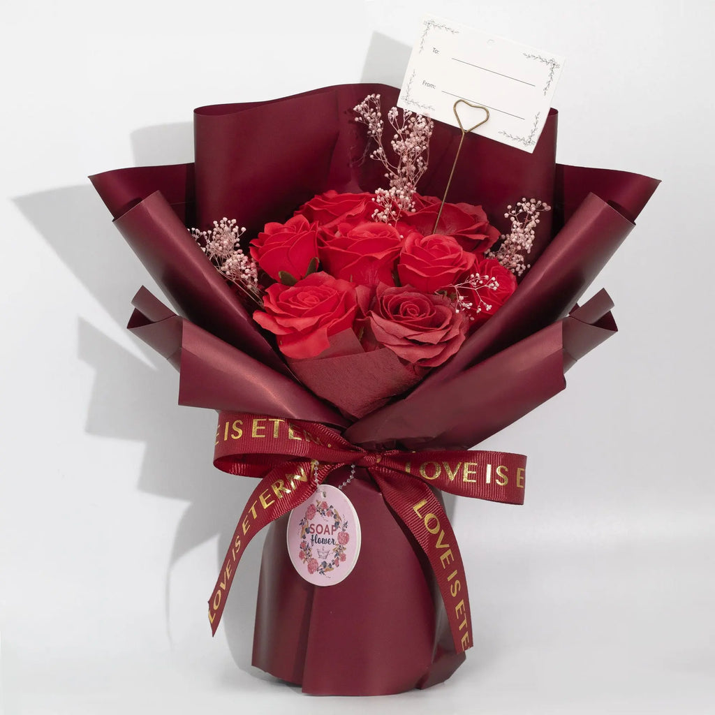 Pamperandpost Large Red Roses Bouquet - Love is Eternal -  Gift Card