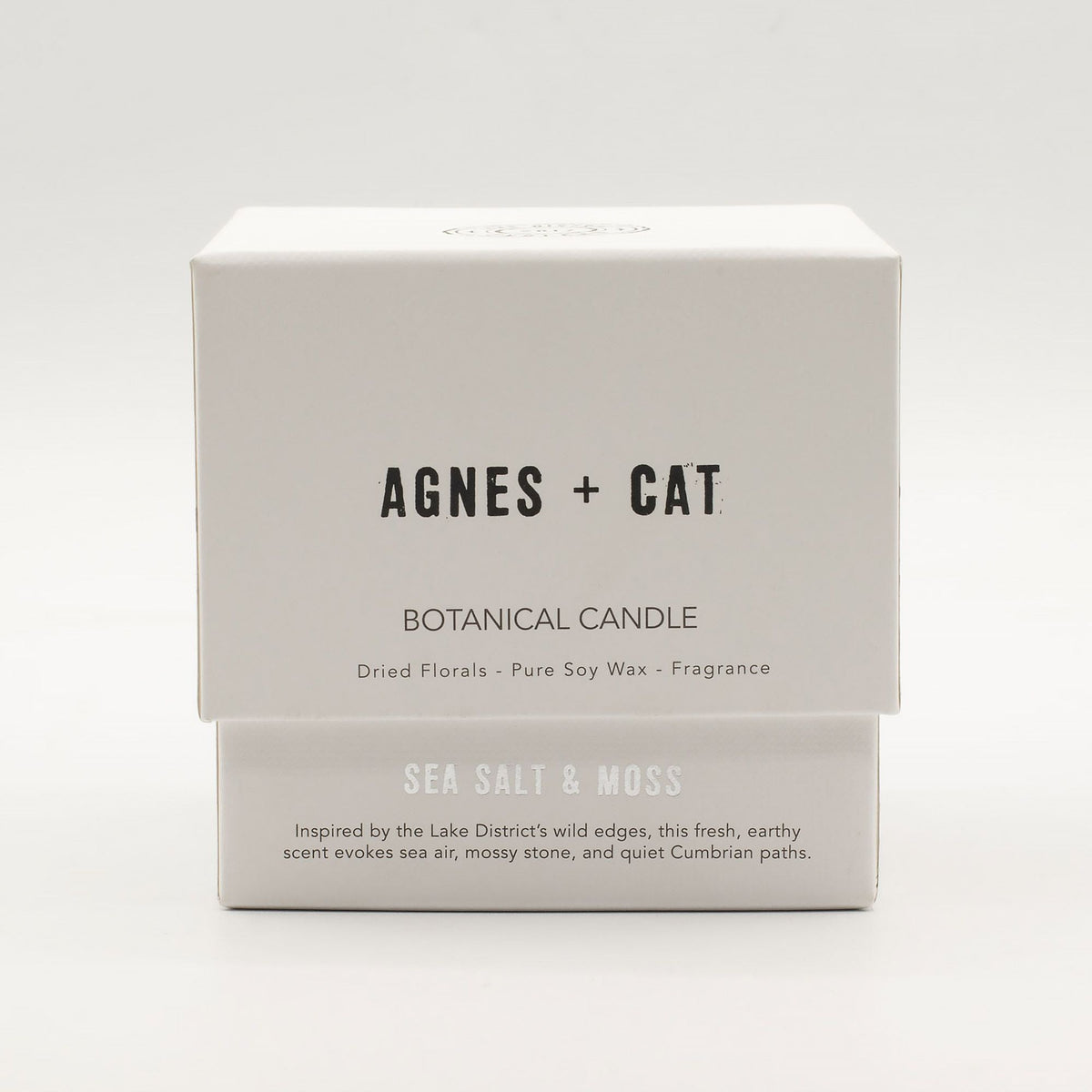  Pamperandpost Agnes + Cat Botanical Soy Wax Candle - Seasalt & Moss Agnes + Cat Botanical Soy Wax Candles