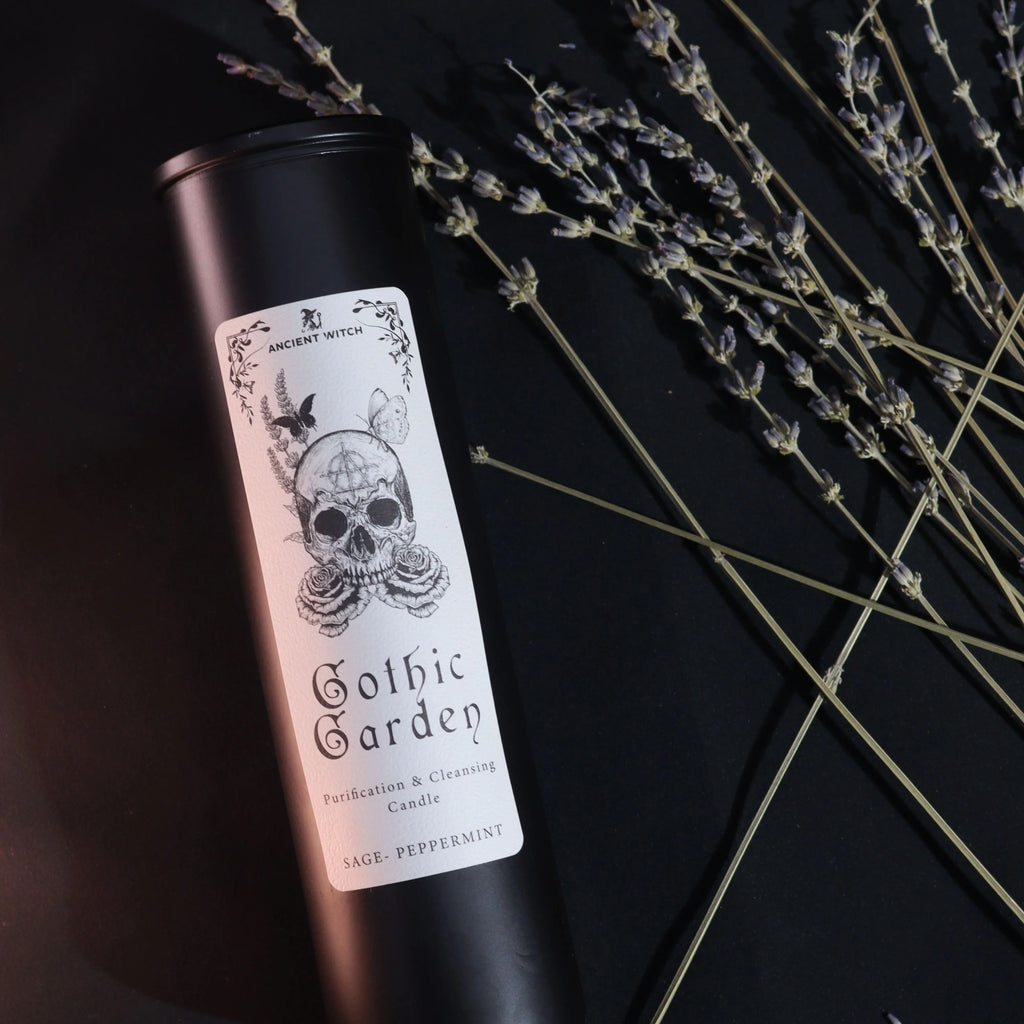  Pamperandpost Ancient Witch Ritual Candles - Gothic Garden Ancient Witch Ritual Candles