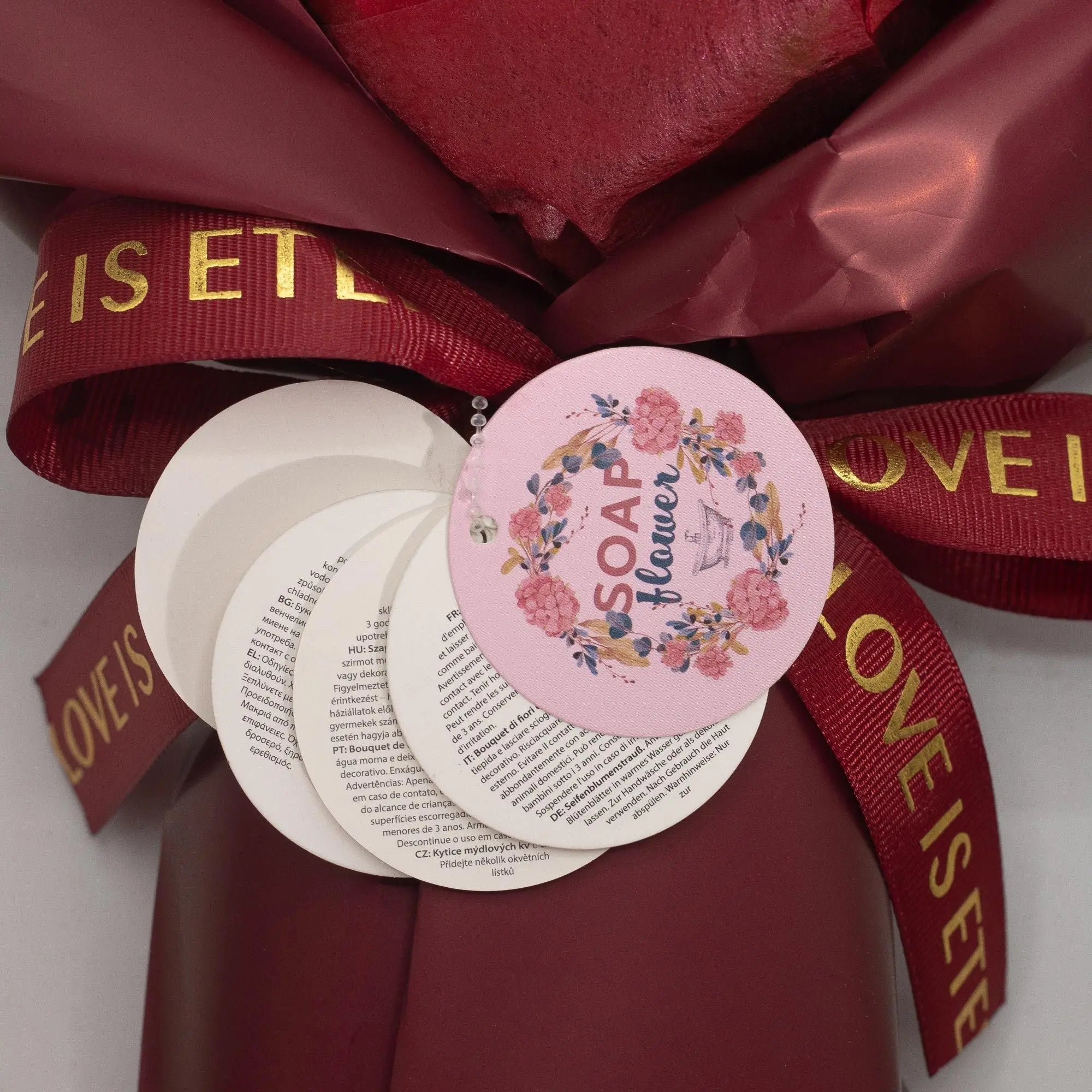 Pamperandpost Large Red Roses Bouquet - Love is Eternal -  Gift Card