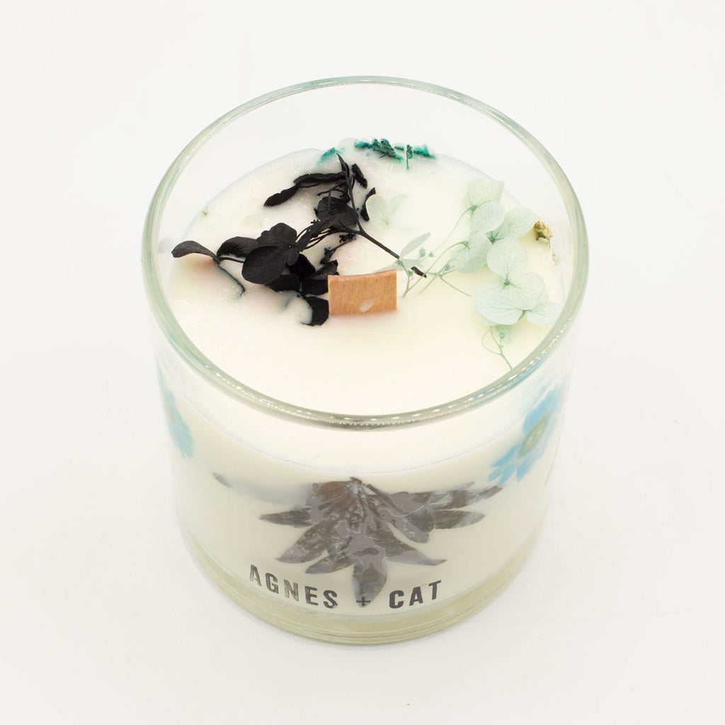  Pamperandpost Agnes + Cat Botanical Soy Wax Candle - Seasalt & Moss Agnes + Cat Botanical Soy Wax Candles