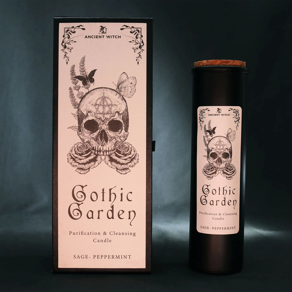  Pamperandpost Ancient Witch Ritual Candles - Gothic Garden Ancient Witch Ritual Candles