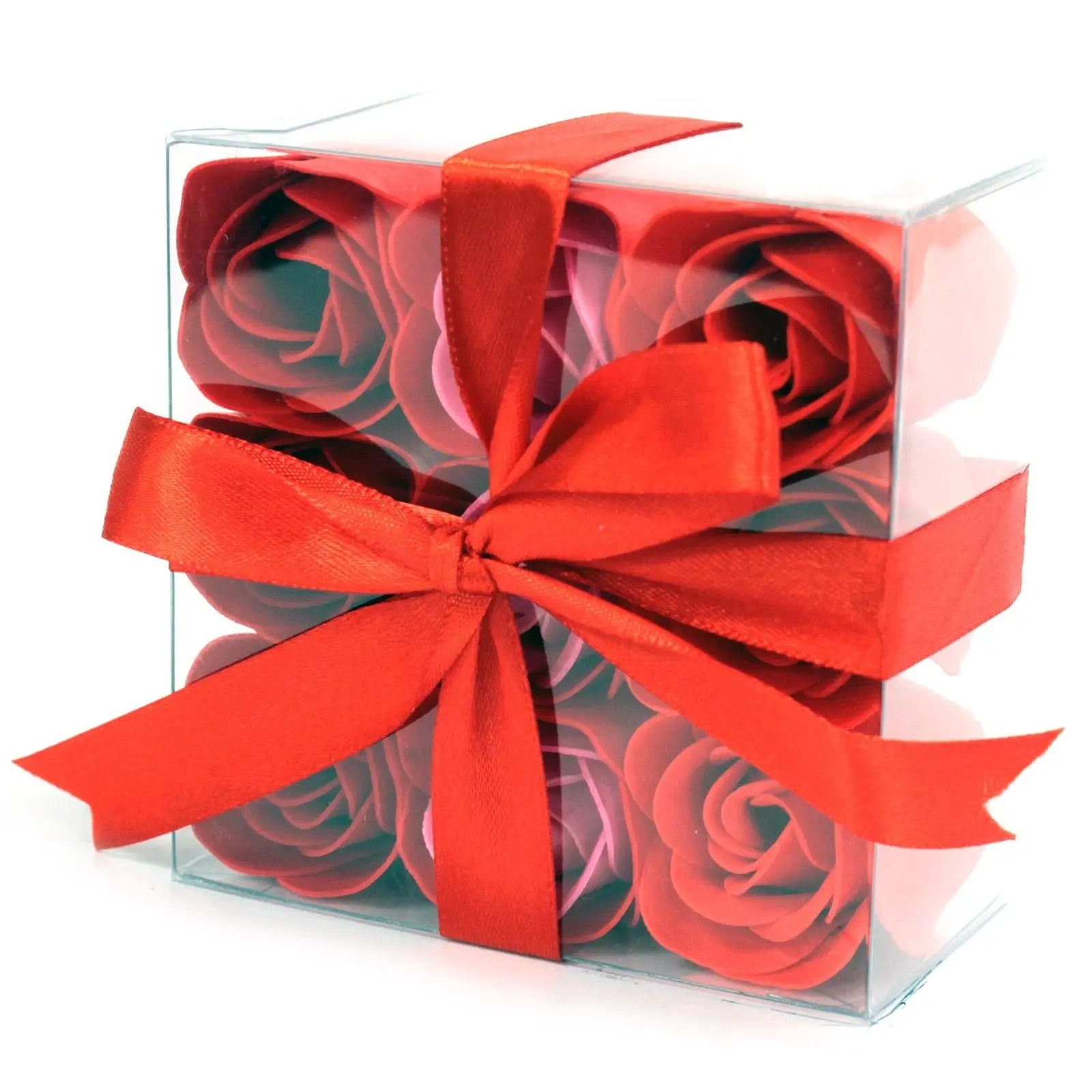 Pamperandpost Set of 9 Soap Flowers - Red Roses