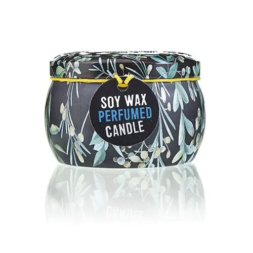  Pamperandpost Art Tin Candle - Assorted Design - Romantic Garden - Tea & Rose Art Tin Candles