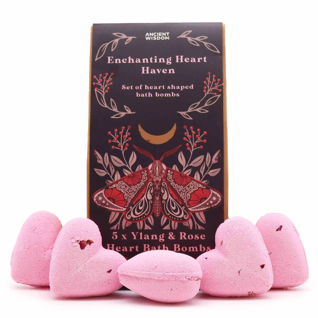 Pamperandpost Enchanting Heart Heaven Bath Heart Gift Set
