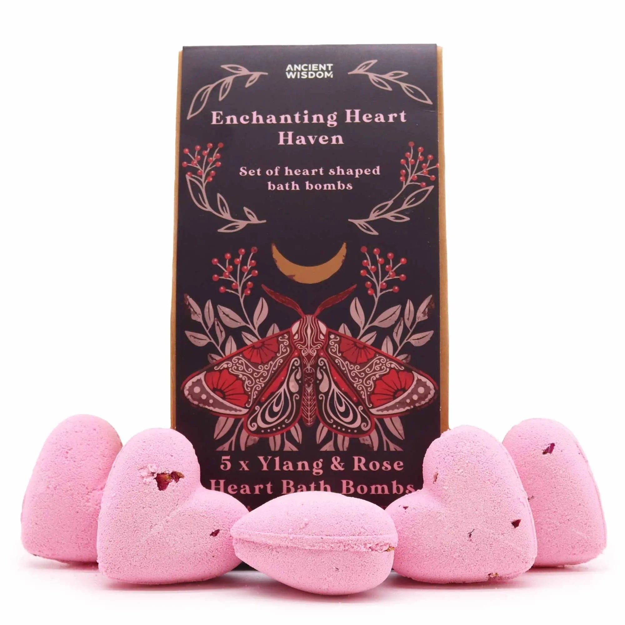 Pamperandpost Enchanting Heart Heaven Bath Heart Gift Set