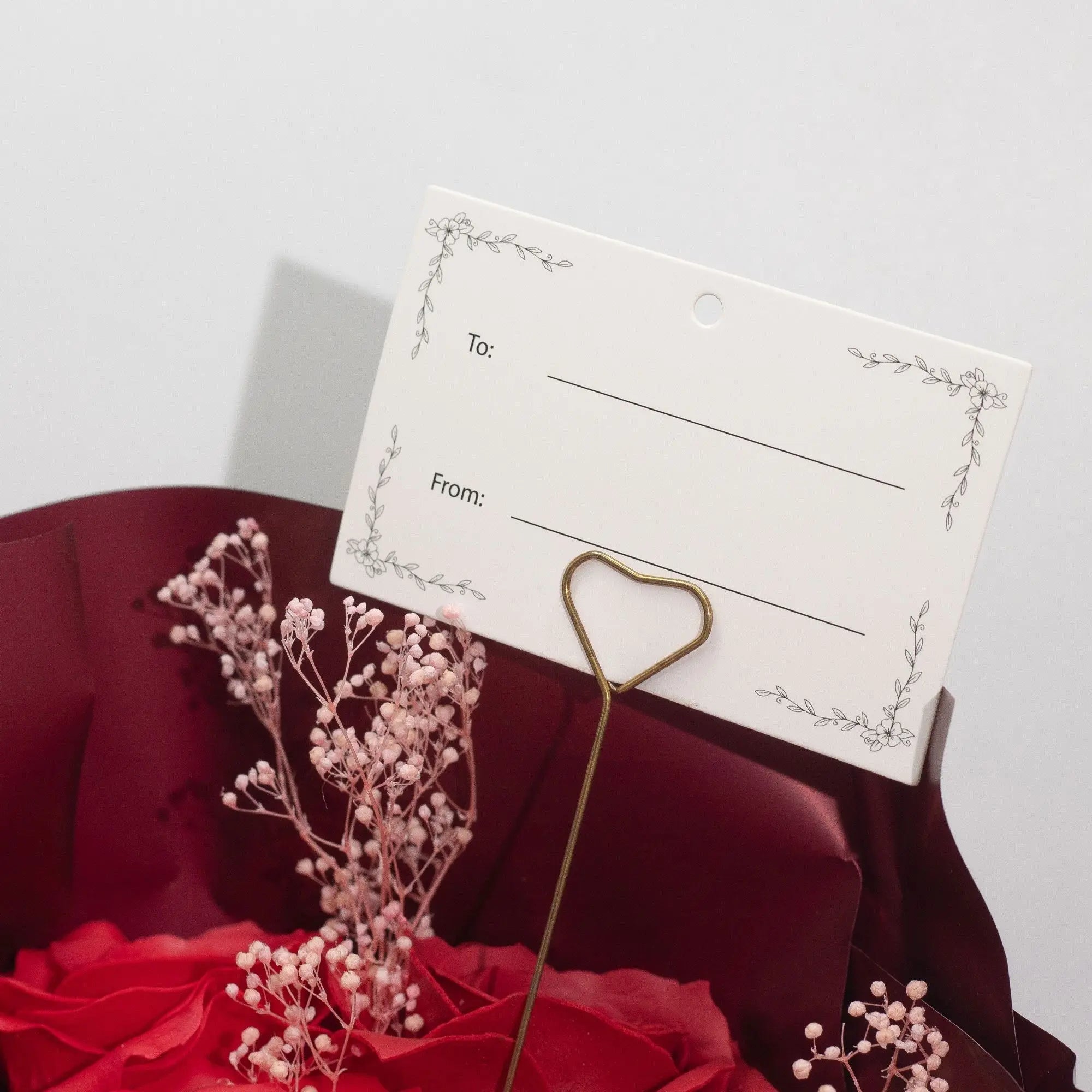 Pamperandpost Large Red Roses Bouquet - Love is Eternal -  Gift Card