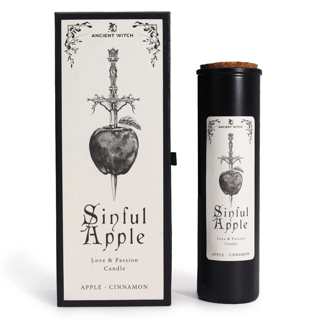 Ancient Witch Ritual Candles - Sinful Apple AW Dropship UK