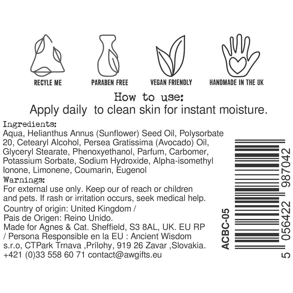  Pamperandpost Agnes + Cat Hand & Body Cream - White Fig Agnes + Cat Hand and Body Creams