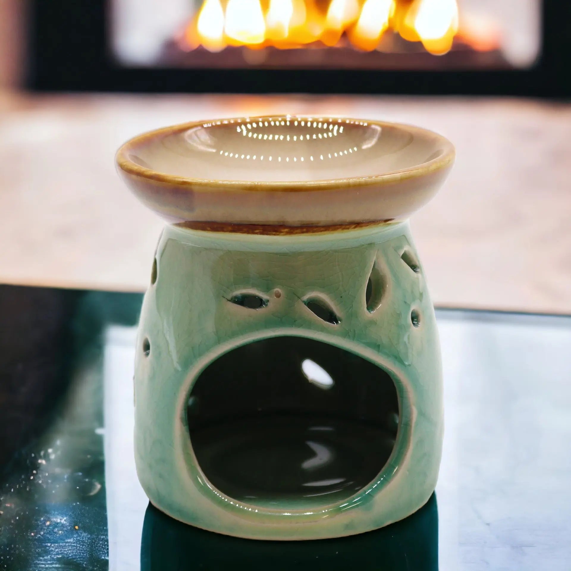Classic Oil Burner - Blue AW Dropship UK