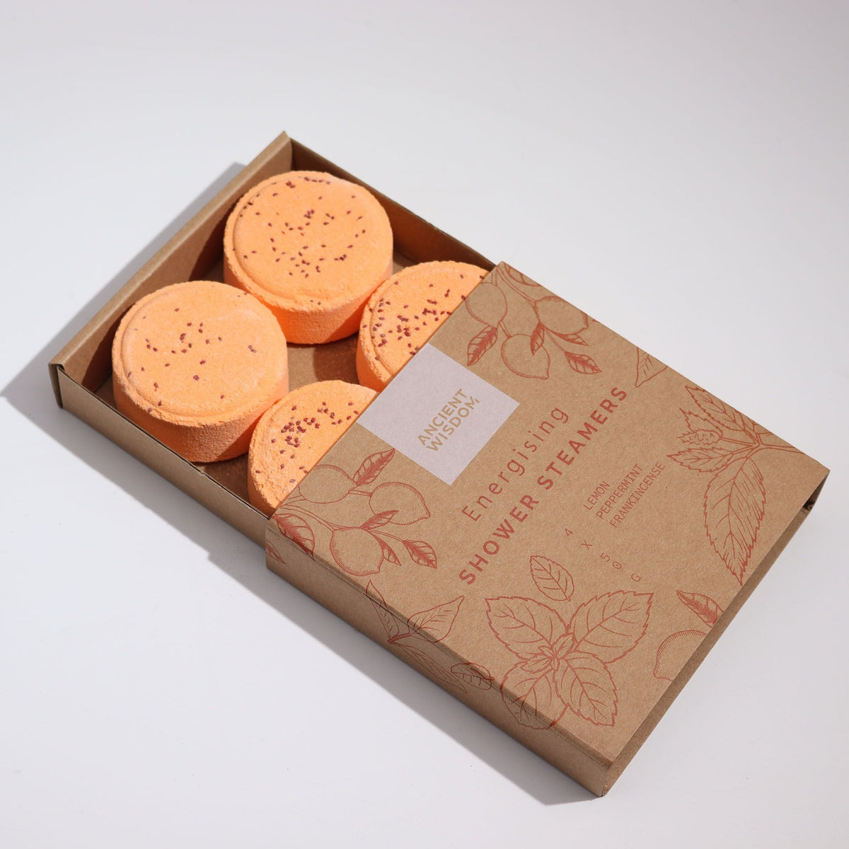 Pamperandpost Zen Shower Steamers - Therapy Wellness Gift Set - Energising Zen Shower Steamers Wellness Gift Set