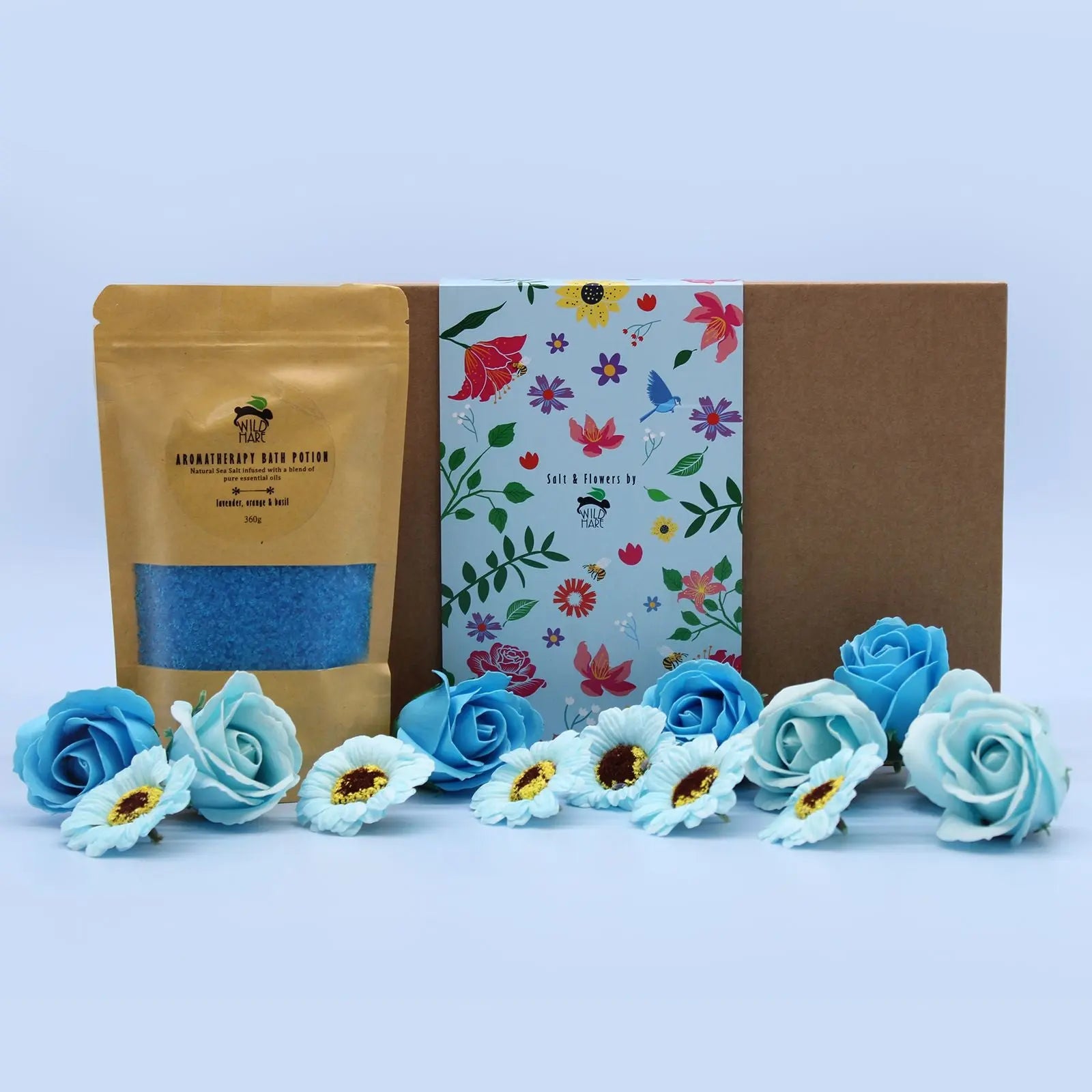 Pamperandpost Wild Hare Salt & Flowers - Total Unwind