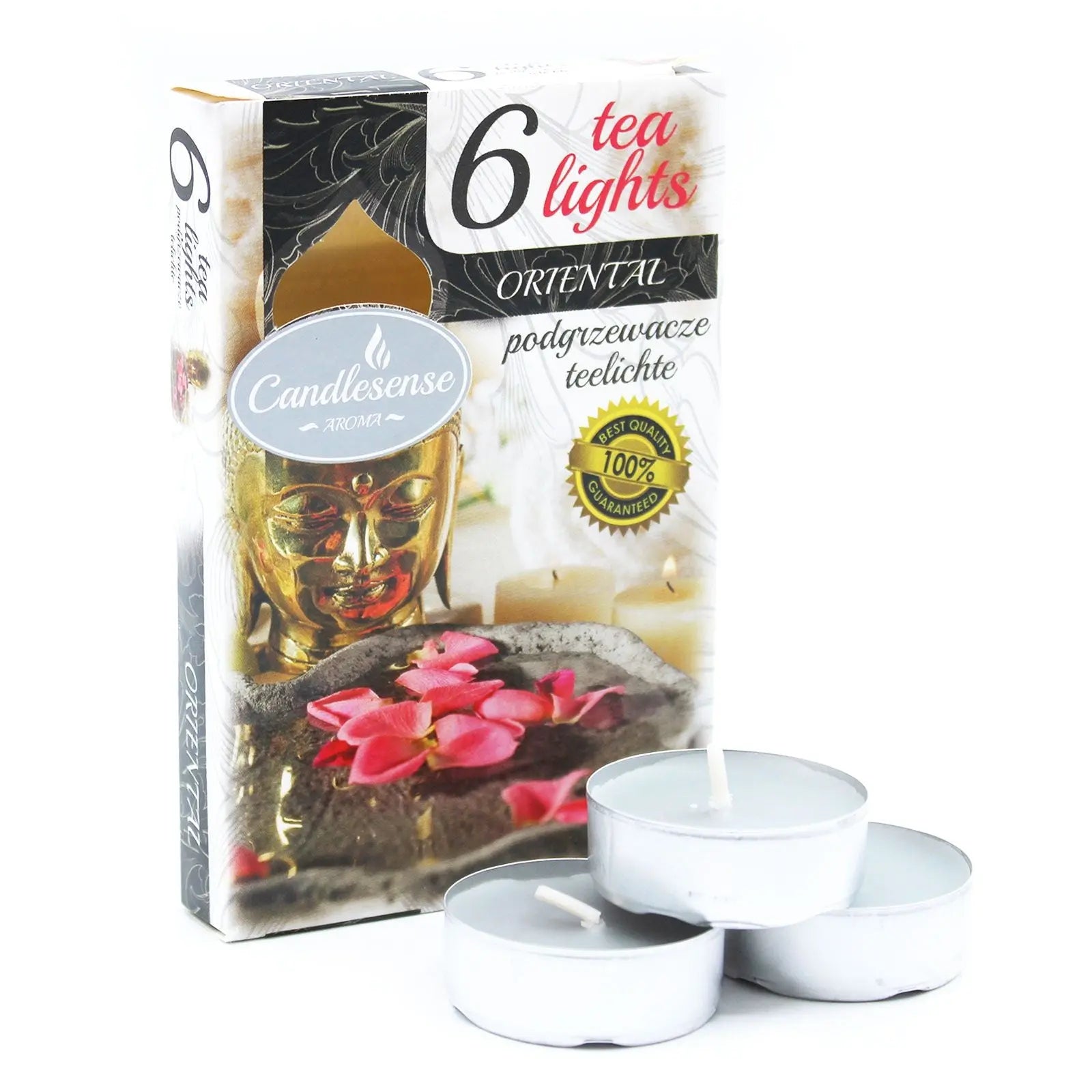 Set of 6 Scented Tealights - Oriental AW Dropship UK