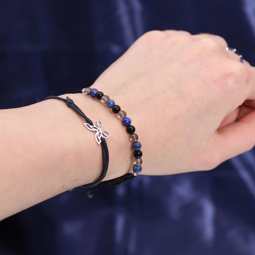  Pamperandpost Zodiac Crystal Candle with Gemstone Bracelet - Scorpio Zodiac Crystal Candles with Gemstone Bracelet