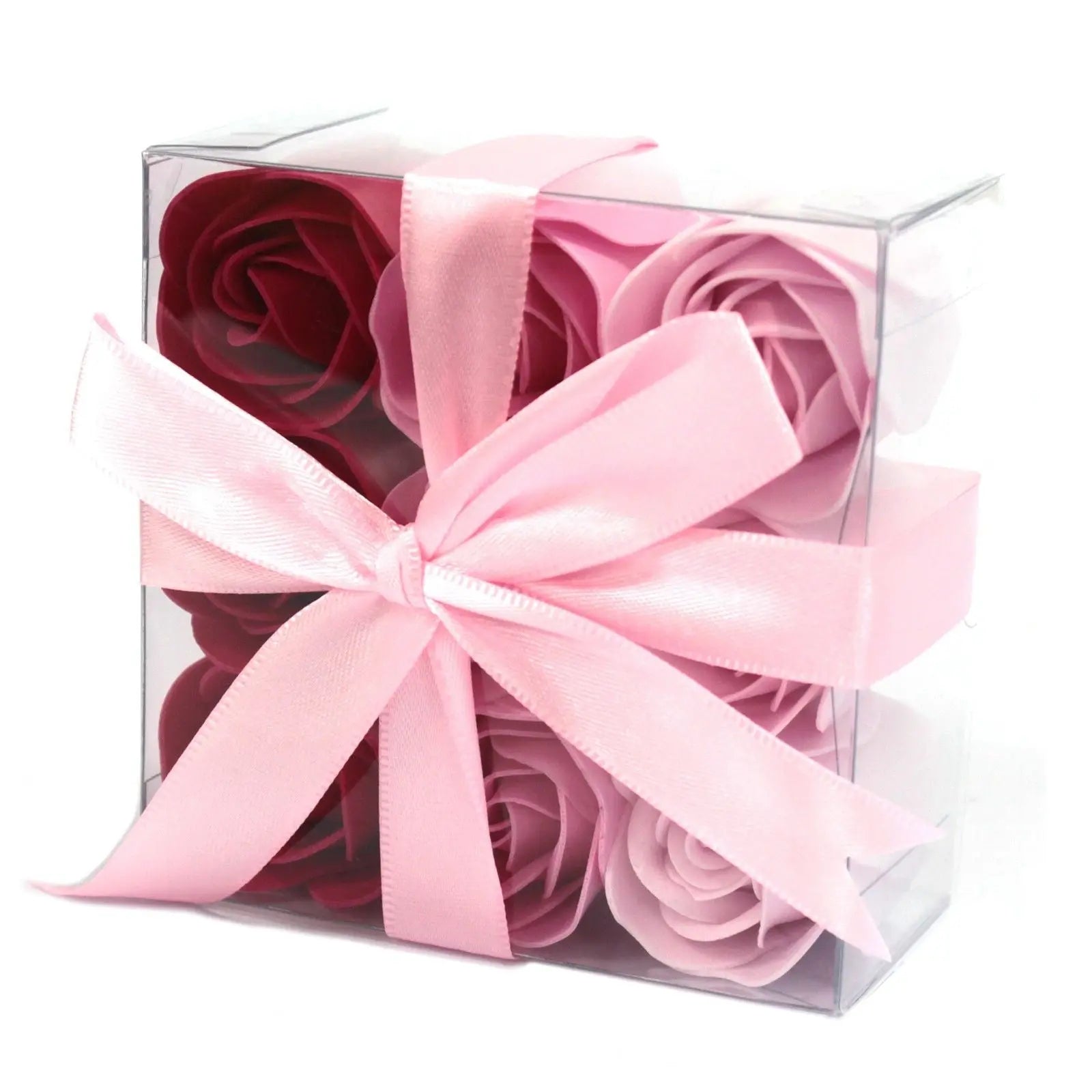  Pamperandpost Set of 9 Soap Flowers - Pink  Roses Luxury Soap Flowers