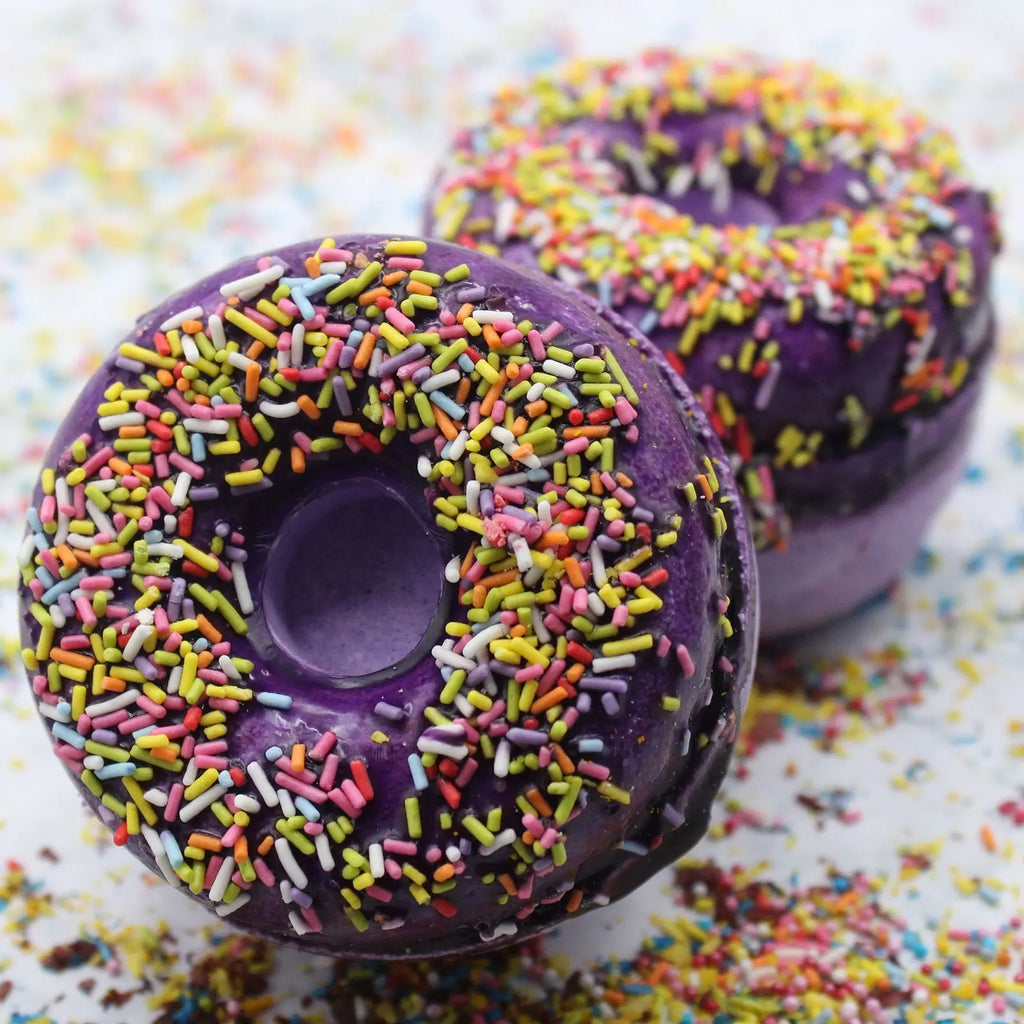 Pamperandpost Blackberry and Almond Bath Donuts Donut Bath Fizzers