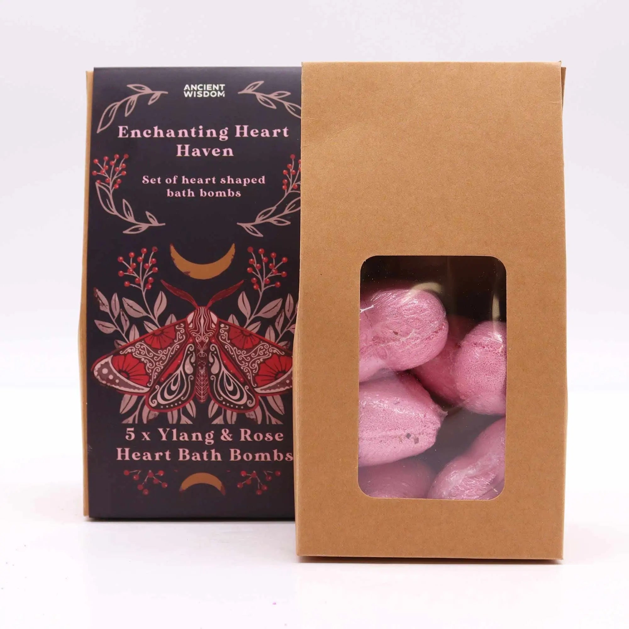 Pamperandpost Enchanting Heart Heaven Bath Heart Gift Set