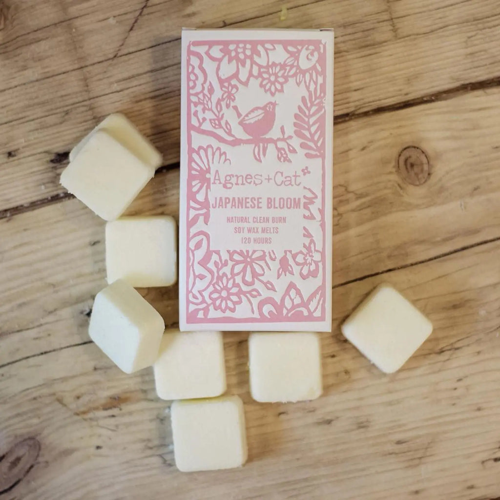 Agnes + Cat Box of 8 Wax Melts - Japanese Bloom AW Dropship UK