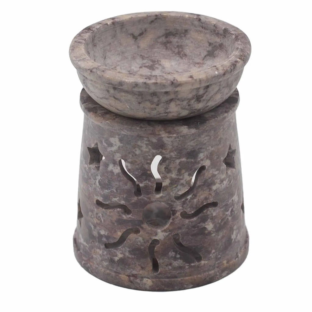  Pamperandpost Soapstone Oil Burner 8cm - Sun & Stars Soapstone Oil Burners