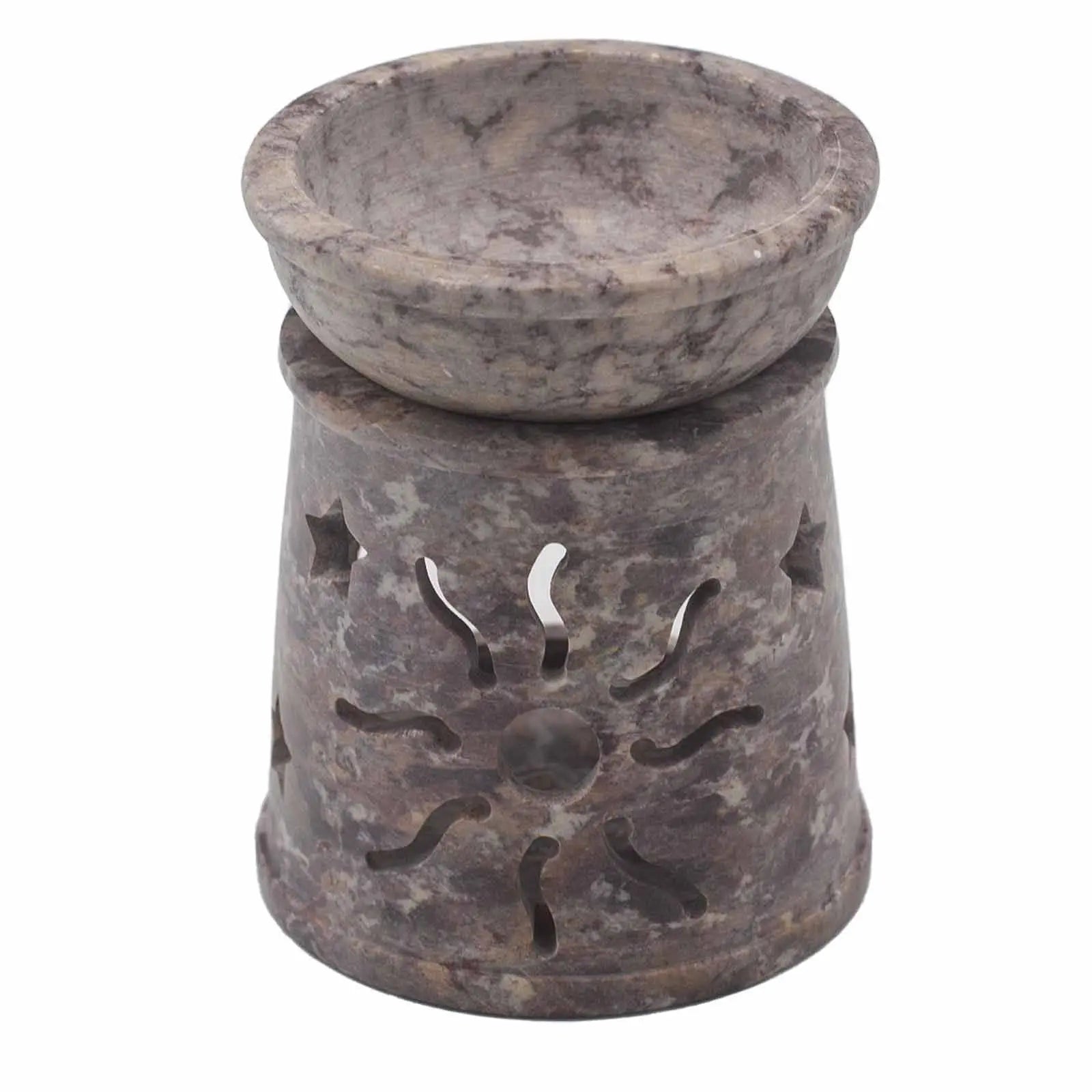  Pamperandpost Soapstone Oil Burner 8cm - Sun & Stars Soapstone Oil Burners