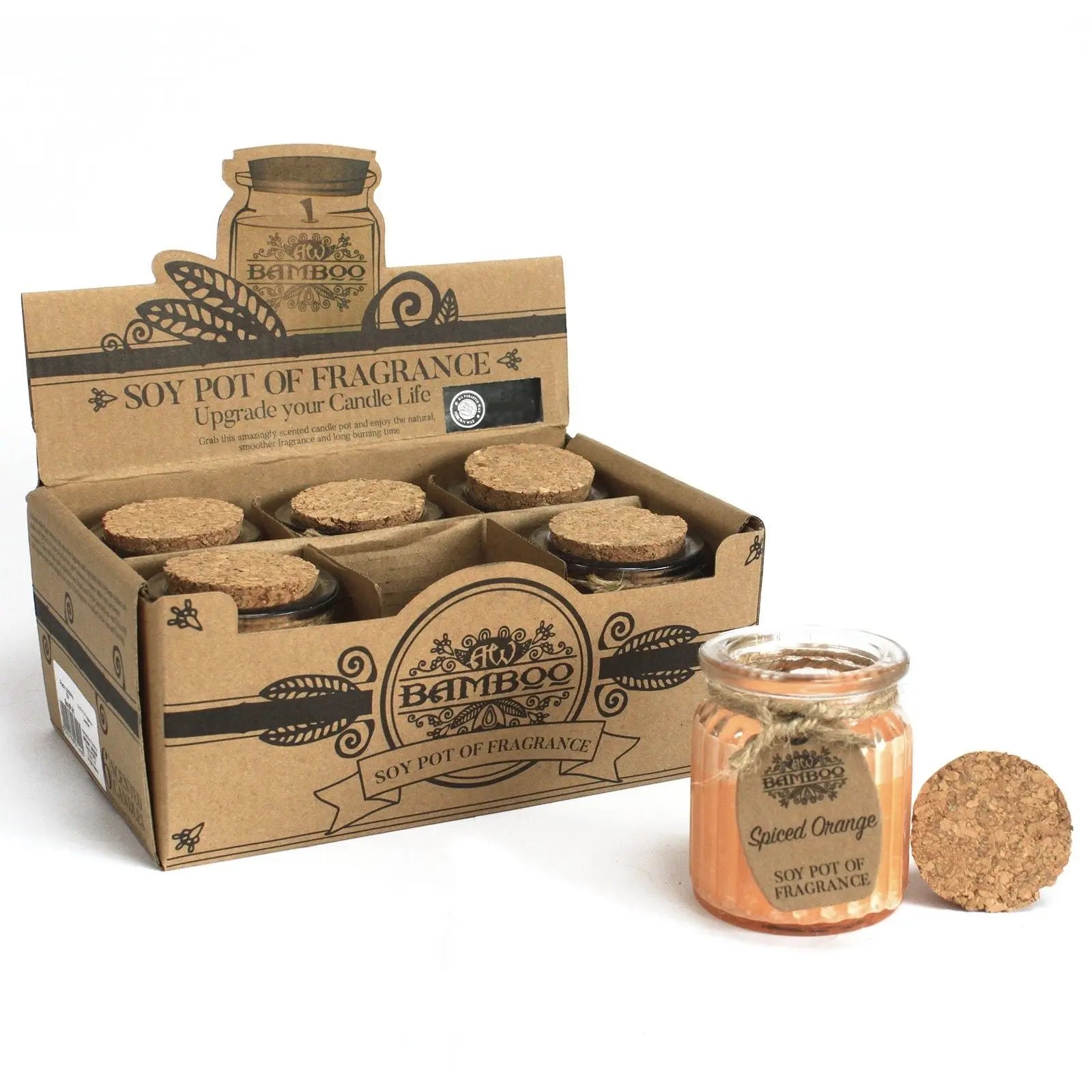  Pamperandpost Spiced Orange Soy Pot of Fragrance Candles Soy Pot of Fragrance Candle