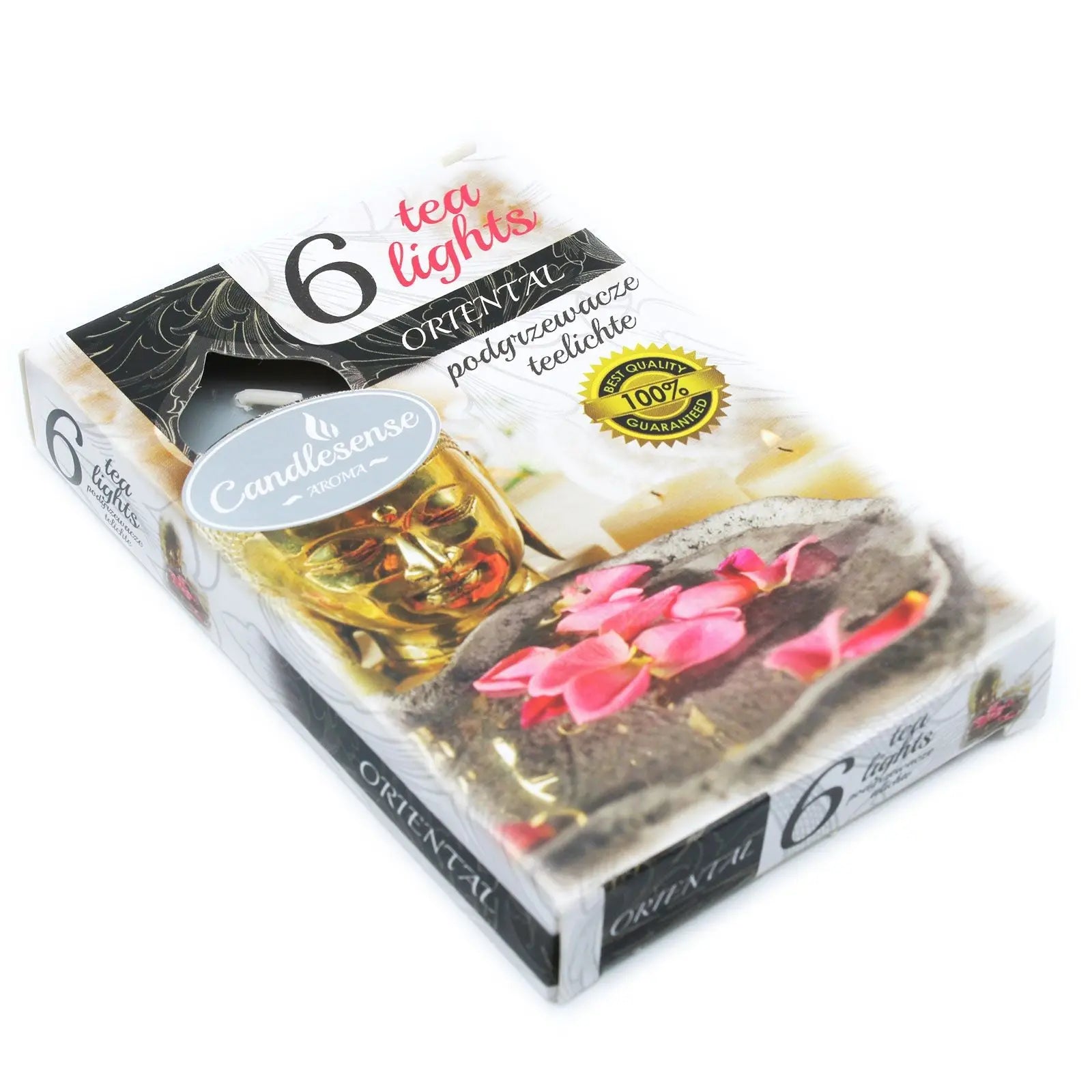 Set of 6 Scented Tealights - Oriental AW Dropship UK