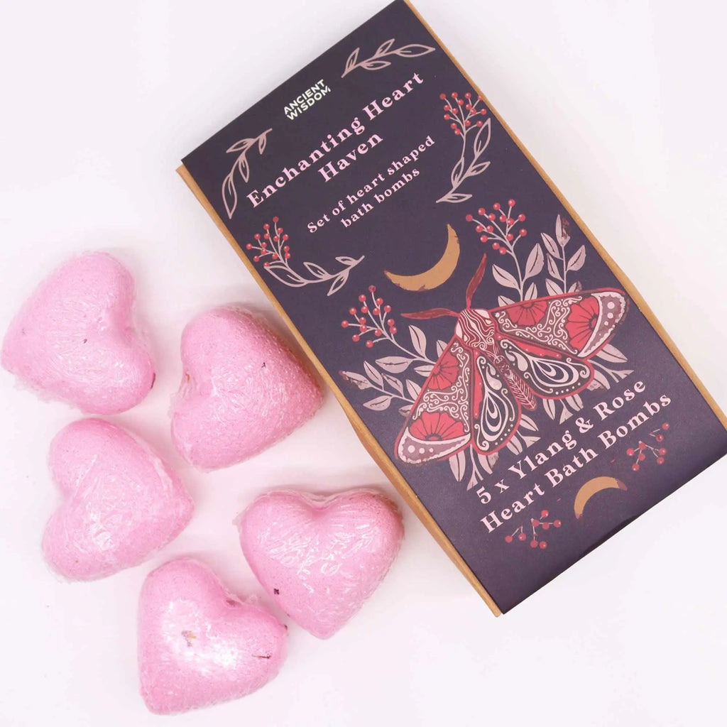 Pamperandpost Enchanting Heart Heaven Bath Heart Gift Set