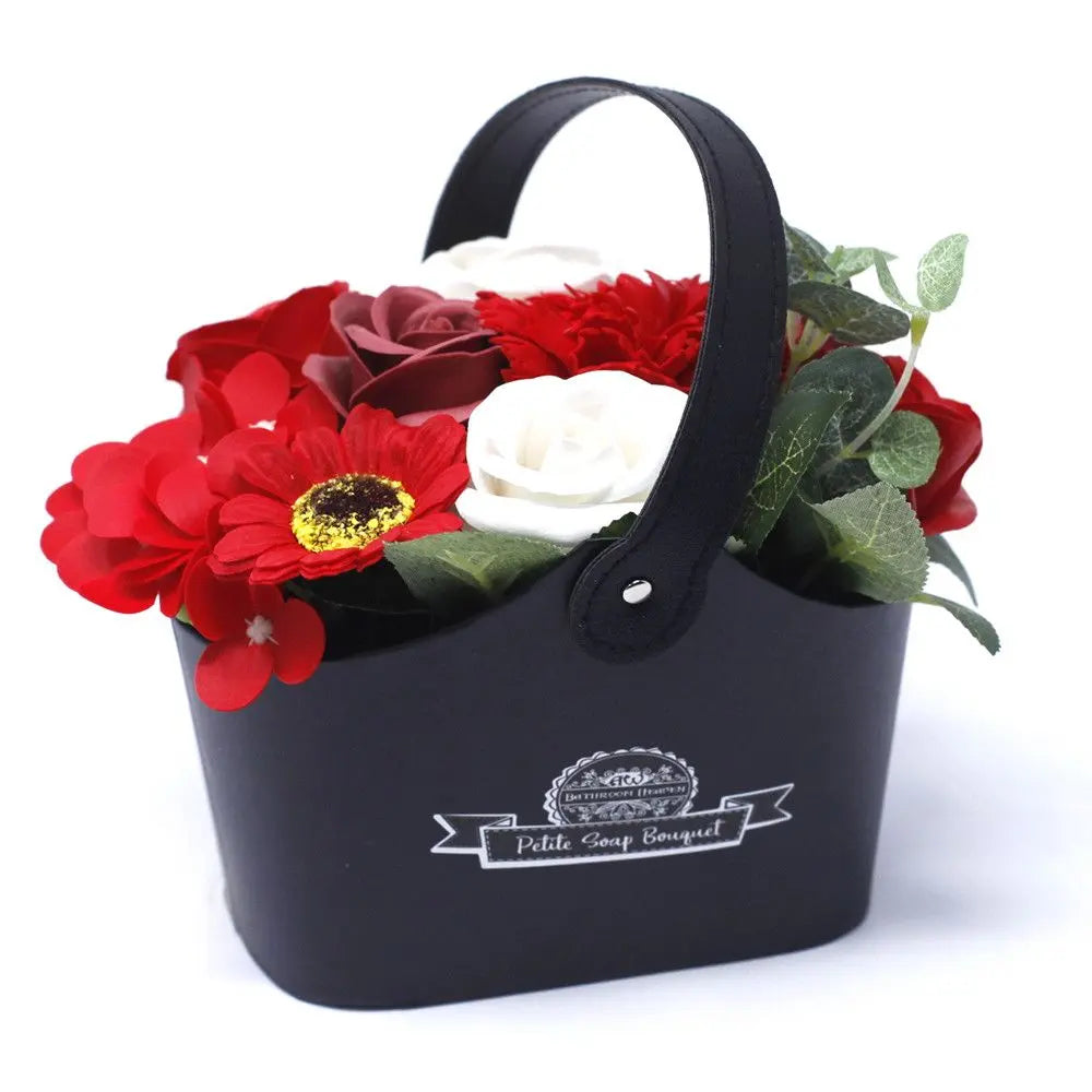 Bouquet Petite Basket - Rich Reds AW Dropship UK