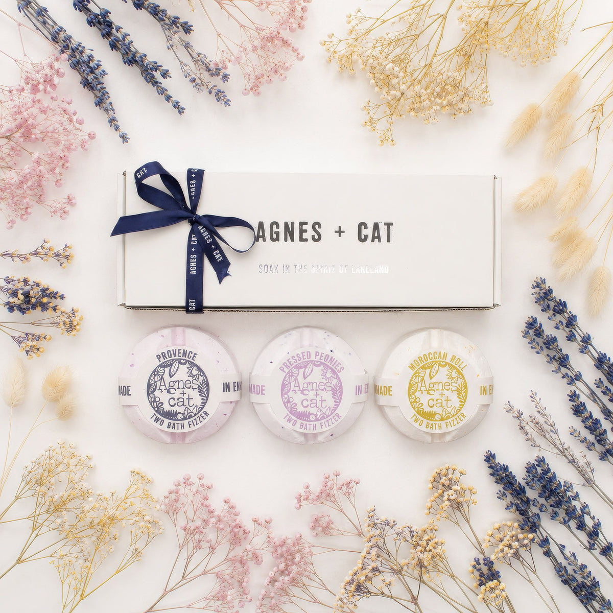  Pamperandpost Agnes + Cat Secret Garden Bath Fizzer Gift Set Agnes + Cat Bath Fizzer Gift Sets