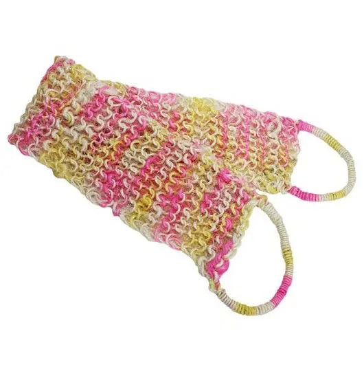  Pamperandpost Fat Springy-Stringy Back Scrub - Colours Luxury Scrubs & Sponges