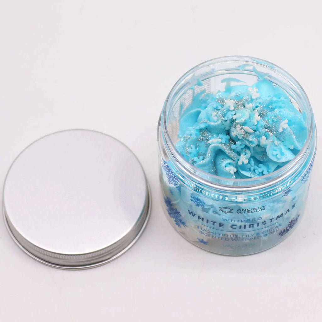  Pamperandpost White Christmas Whipped Soap 120g Whipped Soap
