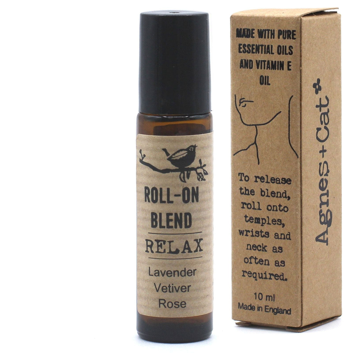  Pamperandpost Agnes + Cat Roll On Essential Oil Blend - RELAX Agnes + Cat Essential Oil Roll-On Blends