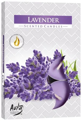  Pamperandpost Set of 6 Scented Tealights - Lavender Scented Tealights