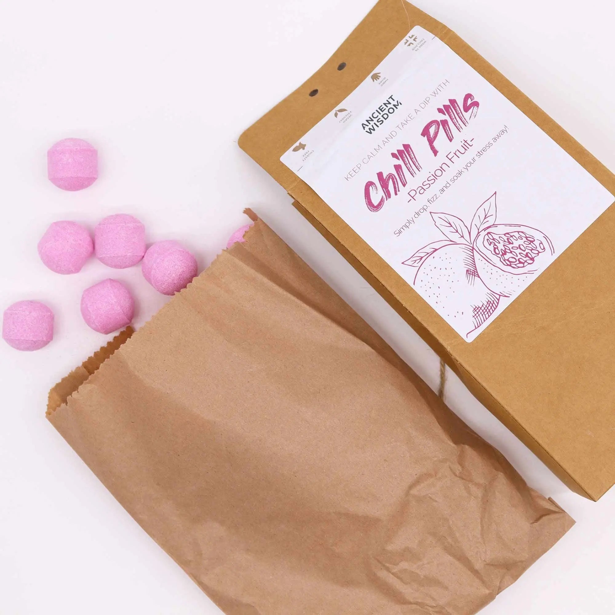  Pamperandpost Chill Pills Gift Pack 350g - Passion Fruit Chill Pill Gift Packs