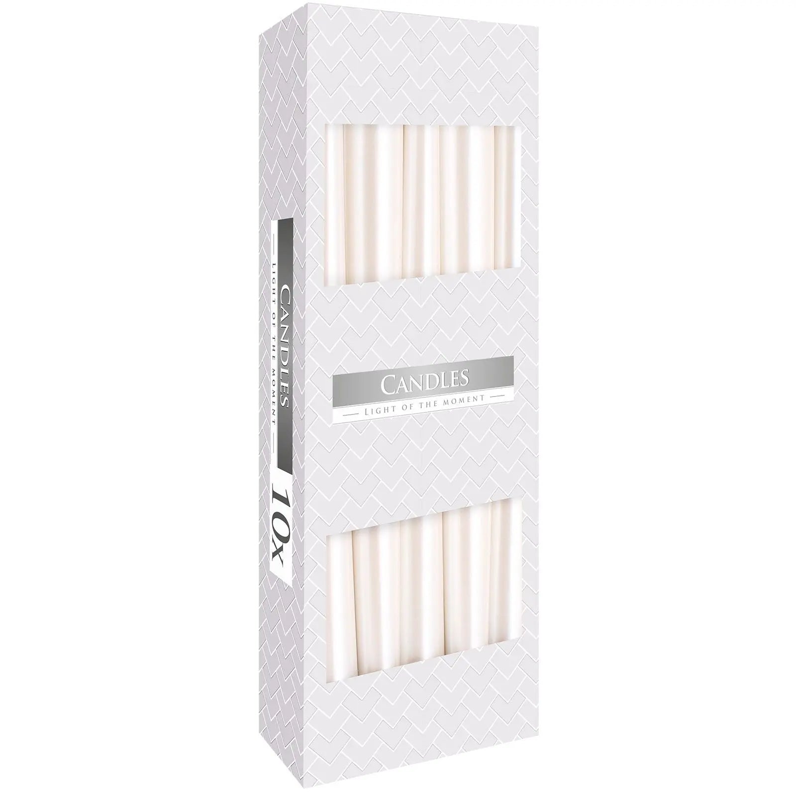 Taper Candle - Pearl AW Dropship UK