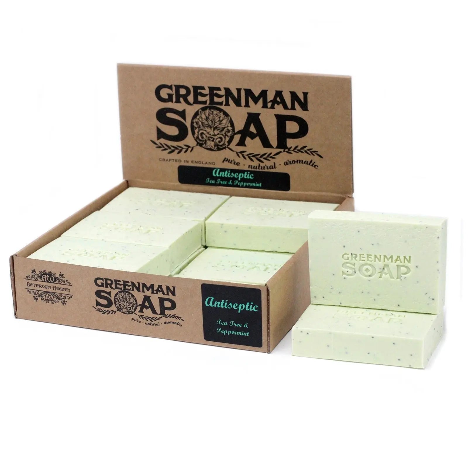 Greenman Soap Slice 100g - Antiseptic Spot Attack AW Dropship UK