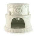  Pamperandpost Ceramic Cake Oil Burner - HAPPY BIRTHDAY - White Ceramic Zen Oil Burners