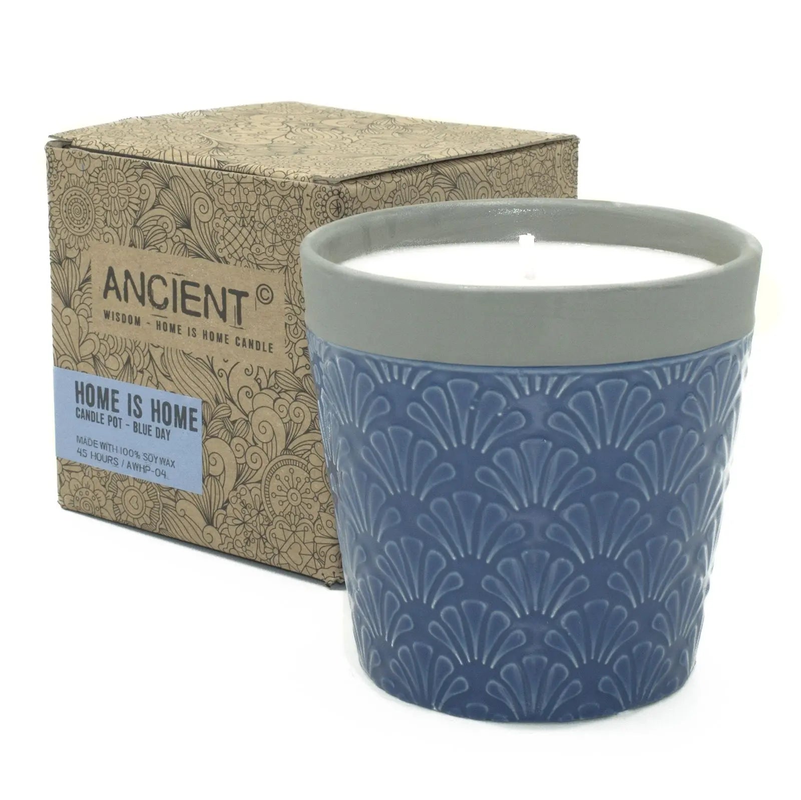 Home is Home Candle Pots - Blue Day AW Dropship UK